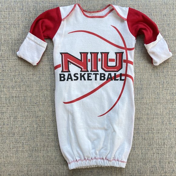 Northern Illinois University NIU Huskies Handmade newborn t-shirt sleep sack - Picture 5 of 12